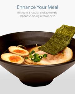 Ensemble de bols en mélamine japonaise incassables et écologiques, personnalisables avec logo, pour <span class=keywords><strong>ramen</strong></span>, nouilles, soupes, salades, restaurants, empilables, haute qualité, pour fêtes - Product Image 1