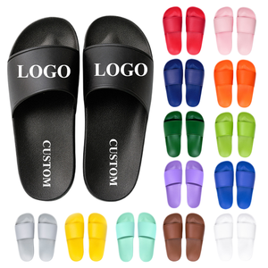 Vente flash - Pantoufles personnalisées avec logo - Chaussures en PVC imprimées pour hommes - Sandales pour promotion - Product Image 1