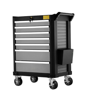 Chariot à <span class=keywords><strong>outils</strong></span> industriel avec tiroirs Boîte à <span class=keywords><strong>outils</strong></span> mobile pour réparation automobile Armoire à <span class=keywords><strong>outils</strong></span> verrouillable <span class=keywords><strong>sur</strong></span> roue pour atelier multifonctionnel - Product Image 2