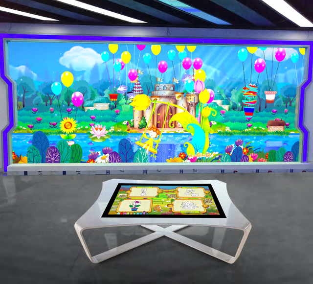 Exhibition Projection Games 3d Holographic Projector Mapping Interactive Projector Wall Games for Kids