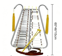 Factory Price 27 Tone Glockenspiel Xylophone With Metal Keys for Kids Children's Musical Percussion Instruments