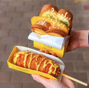 Diseño y muestras gratis 5PCs 1PCs Corn Dog Paper Packaging Box - Product Image 5