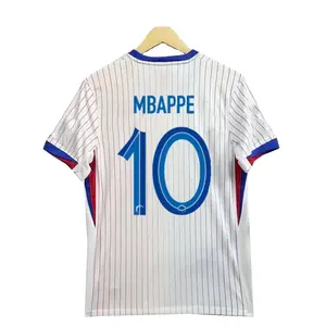 2023 2024 Venta al por mayor Tailandia calidad Francia Equipo Nacional camiseta de fútbol visitante camiseta de fútbol para hombres y niños
