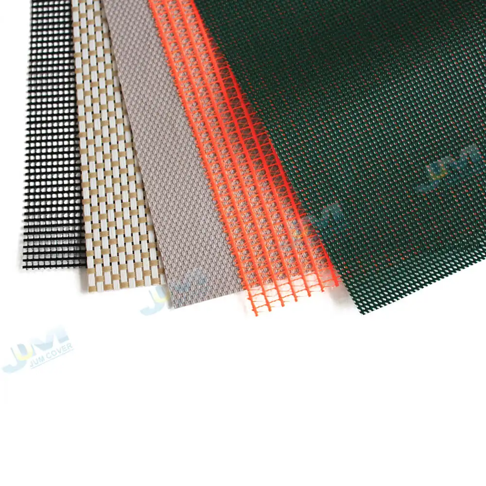 Открытый ПВХ покрытием полиэфирная сетчатая ткань брезент рулон материал для покрытия