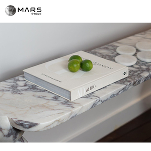 Prix d'usine Décoration intérieure moderne Meubles de luxe Calacatta Viola Marbre <span class=keywords><strong>Bureau</strong></span> Entrée <span class=keywords><strong>Console</strong></span> <span class=keywords><strong>Table</strong></span> pour salon - Product Image 4