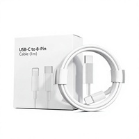 Kabel USB C ke 8 Pin TPE PD Pengisian Cepat Sinkronisasi Data untuk iPhone 8 X 11 12 13 14 Pro Max iPad 1M 1.5M 2M 3M OEM ODM Grosir