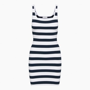 ชุดเดรสทรงเข้ารูปลายทางแบบลำลองสำหรับผู้หญิง ระบายอากาศได้ดี เป็นมิตรกับสิ่งแวดล้อม รับผลิตตามสั่งขายส่ง OEM - Product Image 5