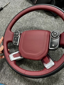 Accesorios Interiores, Volante Rojo y Negro para Land Rover Range Rover Vogue <span class=keywords><strong>2023</strong></span>+, Volante - Product Image 3