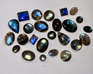 Lote de piedras preciosas sueltas de tamaño MM de calidad superior de labradorita múltiple Uso para la fabricación de joyas Labradorita MM Lote al por mayor - Product Image 1