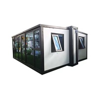 Casa Contenedor Plegable Expandible Prefabricada de Alta Calidad de 40 Pies con 1 Año de Garantía y Soporte Técnico en Línea