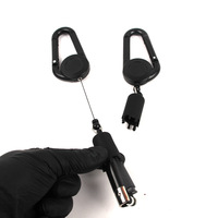 Porte-briquet rétractable en forme de goutte d'eau, étui portable anti-perte pour briquet, laisse de sécurité pour briquet
