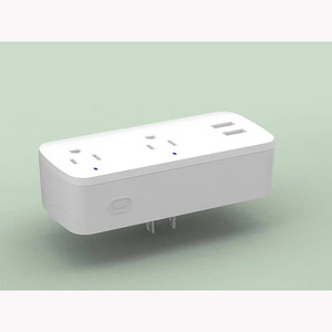 3 pin ổ cắm thông minh wifi di động chuyển đổi hẹn giờ cắm điều khiển bằng giọng nói USB ổ cắm chúng tôi tiêu chuẩn đôi ổ cắm - Product Image 4