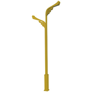 Farola de Jardín de Hierro para Exteriores con Pantalla de Vidrio LED, Luz Blanca Cálida de 2700K, IP66, Bombilla A19 No Desmontable, AC 220V, Sensor de Movimiento, Energía Solar - Product Image 5