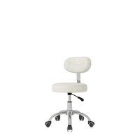 Hauteur réglable à 360° °   Tabouret d'assistant dentaire pivotant, chaise de lavage ergonomique réglable pour dentiste, infirmière et salon de beauté