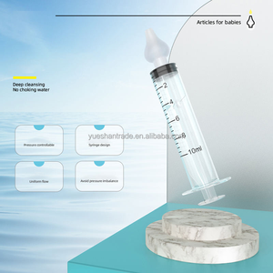 2 Pcs Silicone Baby Nose Clean Needle Tube Nasal Aspirator 10ML Infant Care Nasal Washer - Product Image 3