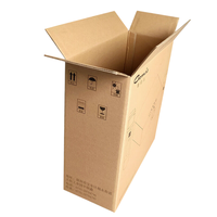 Boîtes en carton personnalisées de grande taille, boîtes d'expédition en carton ondulé résistant pour meubles, téléviseurs