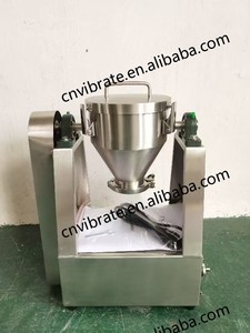 Vbjx nhỏ 304 thép không gỉ trà để lại hình nón Phễu bột khô chất tẩy rửa thực phẩm xoay trống trộn với khuấy - Product Image 2