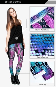 Siêu mềm bơ Yummy trăn mô hình xà cạp in cho phụ nữ gói tùy chỉnh in kỹ thuật số eo thấp xà cạp thể thao - Product Image 6