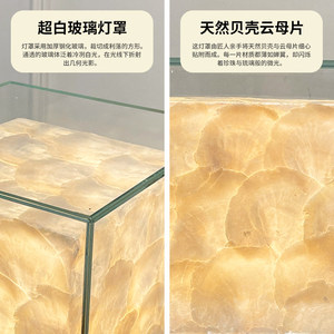 Lámpara de mesa de estilo japonés Yu-Tang, fuente de luz LED E27 para sala de estar, dormitorio, estudio, diseño de ambiente - Product Image 3