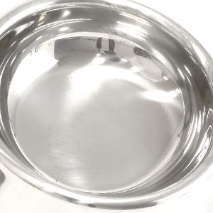 Ecru 18CM Foldable Stainless Steel Durable <b>Dog</b> <b>Bowl</b> Portable Outdoor <b>Travel</b> Easy for Animals to Drink & Water Non-Slip - Product Image 2