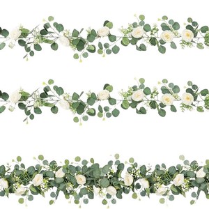 Vite di Rose Gialle Essiccate Intrecciate a Mano in Stile Naturale per Oggetti di Scena Fotografici Popolari sui Social Media - Product Image 5