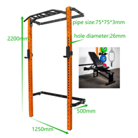 Multi Gym Fitness Rack Commercial Multi Rack Qualité Fitness Unisex Gym Fonctionnel Squat Logo Personnalisé Smart Home Body Building
