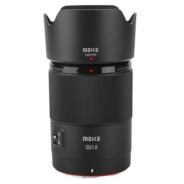 Mei Ke 50mm F1.8 Full Frame Auto Focus Large Aperture Full Frame E Mount Lens for Sony E Mount and Panasonic
