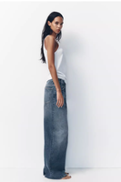 Nouveau Jean en Denim Femme Printemps-Été 2025 Taille Haute Double Ceinture Coupe Ample Streetwear Jambe Large Vintage Y2K Tendance Décontracté