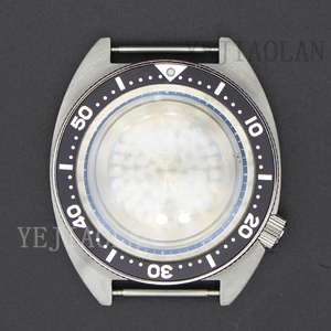 Boîtier de montre personnalisé de 41mm pour hommes Skx007 Skx013 Pièces de thon <span class=keywords><strong>Mod</strong></span> pour <span class=keywords><strong>Seiko</strong></span> Nh34 Nh35 Nh36 Nh38 Mouvement 28.5mm Cadran Chapitre Anneaux - Product Image 6