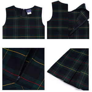 Uniforme Scolastica <span class=keywords><strong>per</strong></span> Ragazze delle Scuole <span class=keywords><strong>Medie</strong></span> e Superiori, Abito Personalizzato con Logo, Uniformi Scolastiche all'Ingrosso, Gonna a Quadri Blu di Alta Qualità - Product Image 3