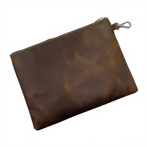 Sac de golf en cuir véritable Boshiho, pochette personnalisée pour objets de valeur en cuir - Product Image 2