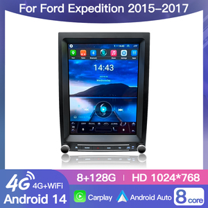 12.1'' Android14 Carplay Tesla Style Screen Car Radio GPS Navi Multimedia Stereo Player For Ford Expedition 2015-2017 DSP 4G - Product Image 2