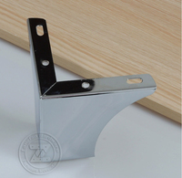 Patas de Muebles de Acero Cromado de Alto Brillo de 8 cm, Diseñadas Específicamente para Proyectos de Muebles de Palets DIY
