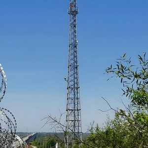 Tour tubulaire galvanisée à hauteur personnalisable à 4 pieds-Tour de <span class=keywords><strong>communication</strong></span> de signal mobile 4G/5G - Product Image 4