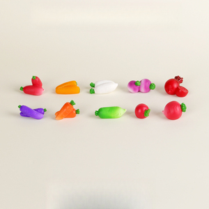 Vegetal KI Zhuojing, pequeño rábano jugoso, para microjardinería, casa de muñecas DIY, decoración de paisajes, pequeño adorno de mesa - Product Image 1