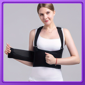 Soporte para Costillas con Correas para Hombros, Poliéster Negro 6022, para Fijación y Soporte de Costillas - Product Image 1