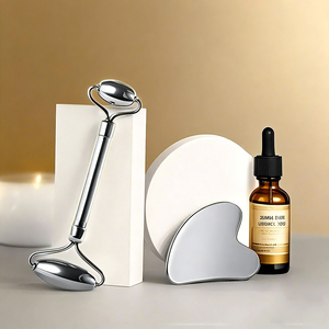 Outils de massage pour le soin de la peau Gua Sha avec logo personnalisé, grattoir en acier inoxydable, grattoir en métal, masseur <span class=keywords><strong>Guasha</strong></span> en acier inoxydable - Product Image 6