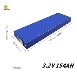 Longkun перезаряжаемый призматический литиевый Аккумулятор LiFePO4 3 2V 50Ah 100Ah 280Ah для солнечных и ИБП систем - Product Image 3