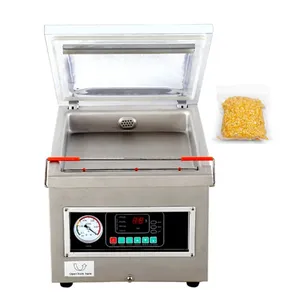 DZ-260 table top vacuum bag sealing machine tea peanut grain seeds pouch sealing and vacuum machine