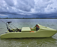 Bateau de fête électrique à catamaran, bateau ponton portable, bateau électrique gonflable