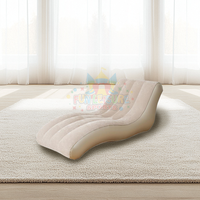 Automatique Camping En Plein Air Canapé Gonflable Pvc Canapé Chaise Pour Paresseux Inclinable Portable Air Canapé Coussin Salon