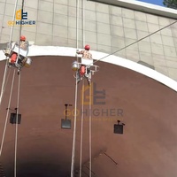 Plateforme suspendue individuelle Zlp250, capacité 250 kg, échafaudage suspendu en câble d'acier pour le nettoyage et l'entretien des bâtiments en hauteur