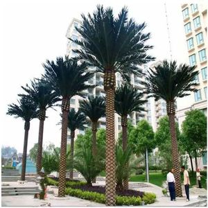 Palma <span class=keywords><strong>da</strong></span> datteri palma artificiale alta simulazione decorazione esterna grande albero artificiale all'aperto piante artificiali all'aperto - Product Image 2