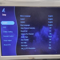 Récepteur décodeur HD DVB-S2 avec puce GX8028 |   Récepteur satellite DVB-S2, décodeur |   Récepteur de télévision par satellite avec support à vie