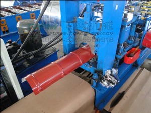 FX Ridge cap thép nhỏ máng xối Ống cuộn tạo thành máy để sản xuất vật liệu xây dựng mái ngói lợi nhuận cao! - Product Image 4