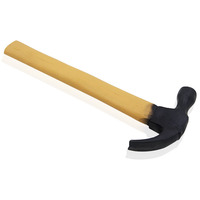 Marteau Rétractable Réaliste pour Close-up, Accessoire de Magie Comique en Caoutchouc pour Débutants