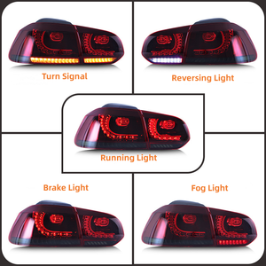 MRD <span class=keywords><strong>Led</strong></span> Đuôi ánh sáng cho VW GOLF 6 MK6 2008 2013 Đèn hậu <span class=keywords><strong>LED</strong></span> phía sau đuôi đèn dừng ánh sáng trở lại ánh sáng - Product Image 5