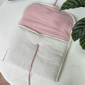 Custom INS Ballet Style Quilted Laptop Tablet Bag Luxury Thick Soft Cotton <b>Envelope</b> Bag for Clothing Cosmetics Packaging - Product Image 4