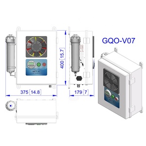 Máquina generadora de <span class=keywords><strong>ozono</strong></span> de plástico ABS, GQO-V07, desinfectante de <span class=keywords><strong>agua</strong></span> - Product Image 6
