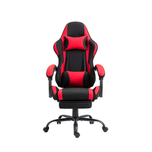 <span class=keywords><strong>Chaise</strong></span> de jeu en tissu pour accoudoir à tringlerie ergonomique en gros avec repose-pieds <span class=keywords><strong>chaise</strong></span> de jeu pivotante professionnelle rouge bon marché pour joueur - Product Image 3